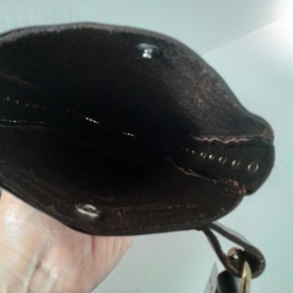 SALE ‼️ Michael Kors Studded Brown Genuine Leather Belt Bag NWT - Picture 14 of 17